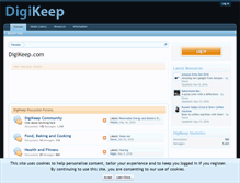 Tablet Screenshot of digikeep.com